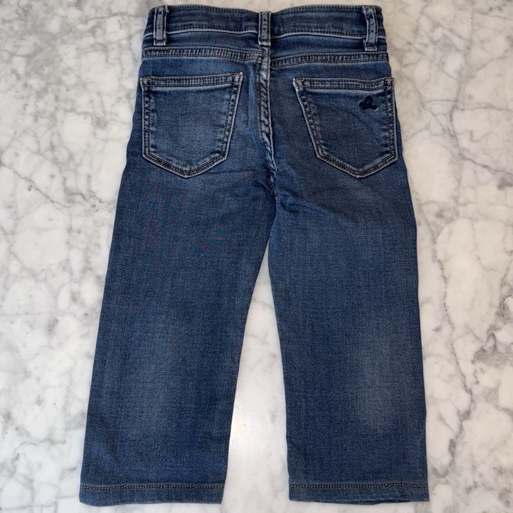 DL1961 Brady Slim Dark Blue Jeans 2T - Picture 5 of 6